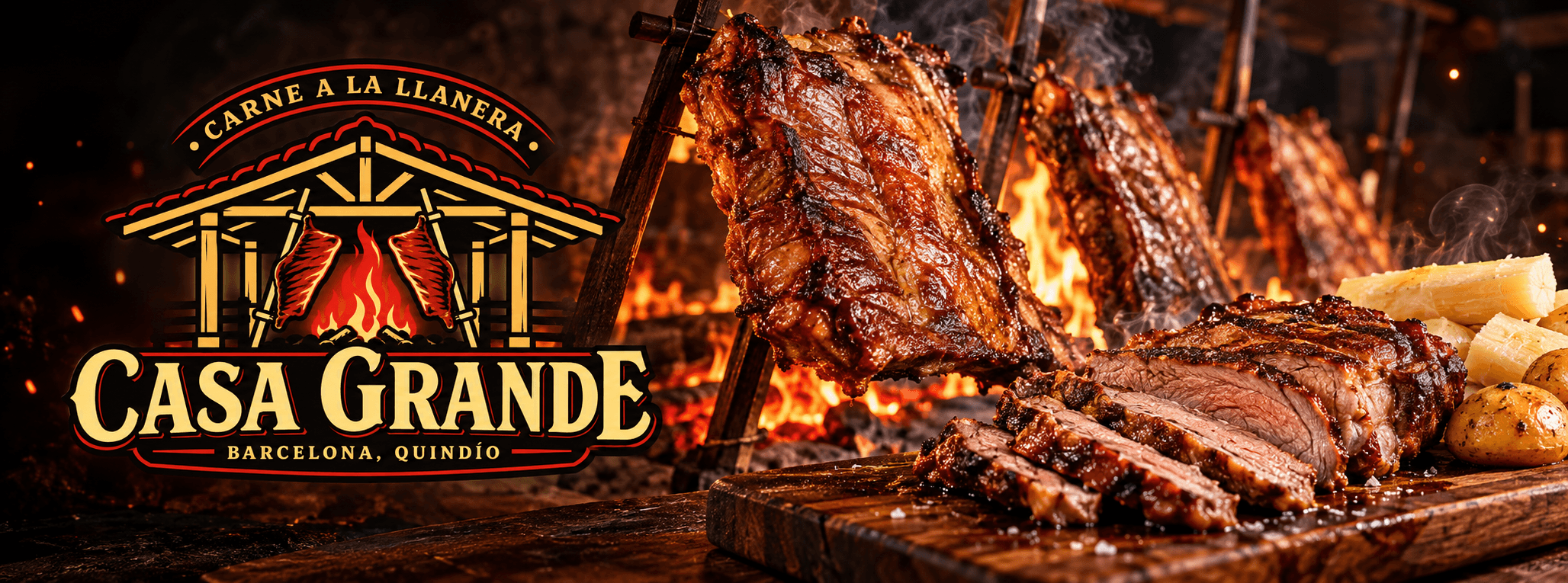 CARNE A LA LLANERA CASA GRANDE BARCELONA QUINDIO — Barcelona-Calarca